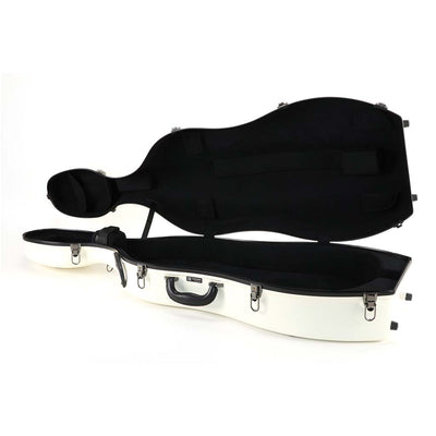 Koffer für Cello Modell CE-133-W in Weiss / Blau