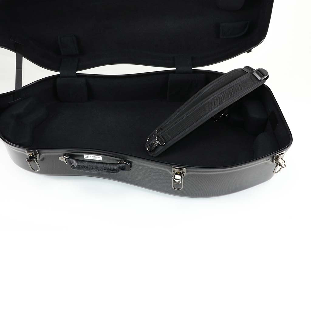 Koffer für Cello Modell CE-134-CA in Carbon Grau / Schwarz