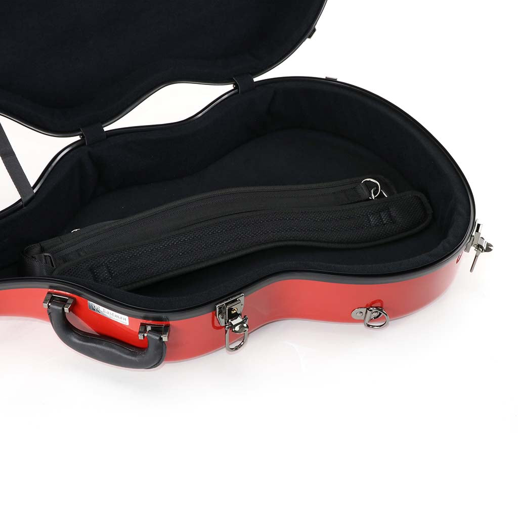 Koffer für Konzertgitarre Modell CE-151-RED in Rot / Schwarz