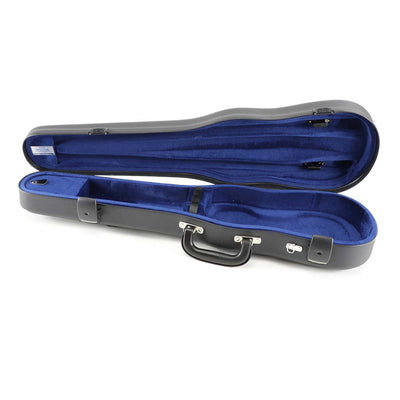 Koffer für Violine Modell JW-1015-4/4 in Schwarz / Blau