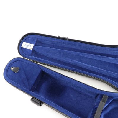 Koffer für Violine Modell JW-1015-4/4 in Schwarz / Blau