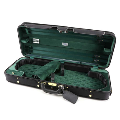 Koffer für Violine Modell JW-3030-CS-011 in Schwarz  / Grün
