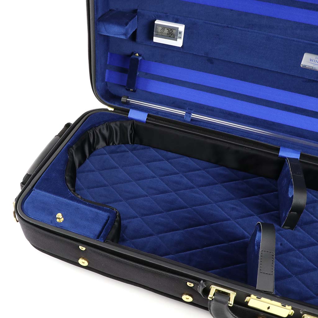 Koffer für Violine Modell JW-3030-CS-012 in Schwarz / Blau