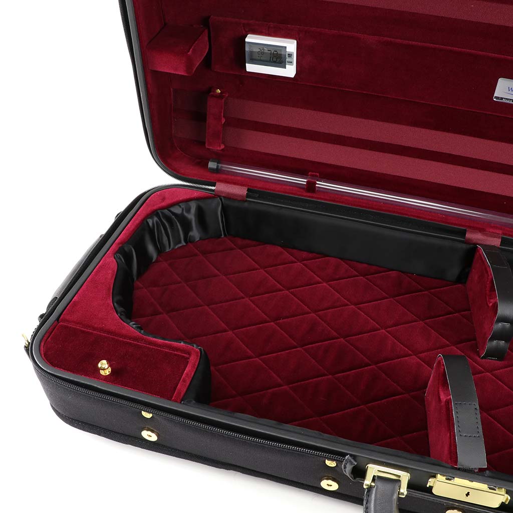 Koffer für Violine Modell JW-3030-CS-013 in Schwarz / Rot