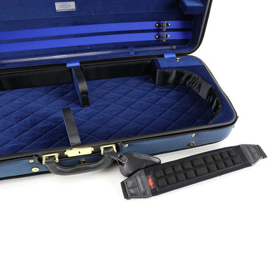 Koffer für Violine Modell JW-3030-CS-032 in Blau / Blau