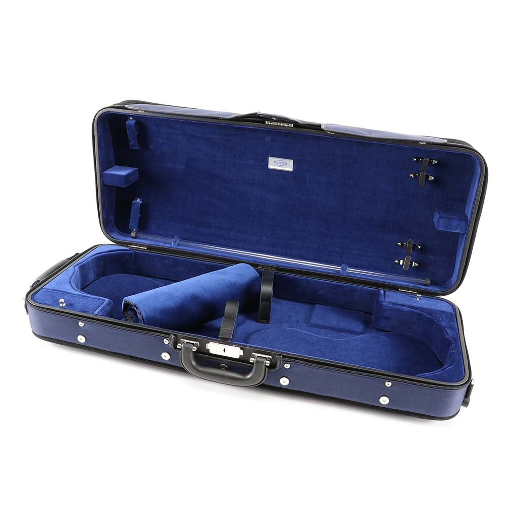 Koffer für Violine Modell JW-3030-N-032 in Blau / Blau