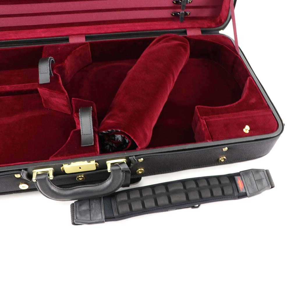 Koffer für Viola Modell JW-3032-CS-013 in Schwarz / Rot