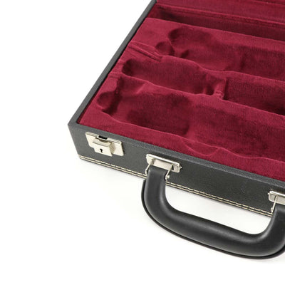 Koffer für Klarinette Modell JW-321-B in Schwarz / Rot