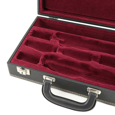 Koffer für Klarinette Modell JW-321-ES in Schwarz / Rot