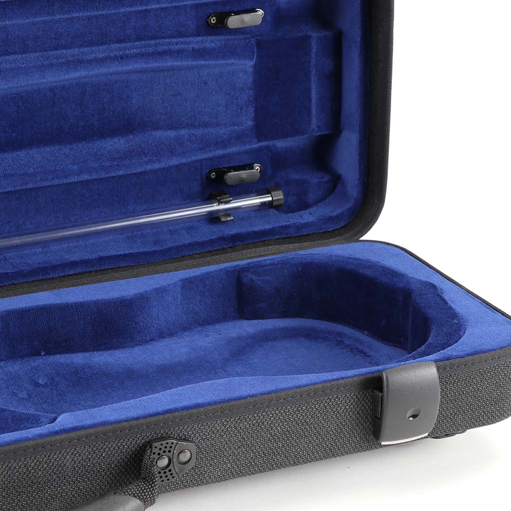 Koffer für Violine Modell JW-51025 in Grau / Blau