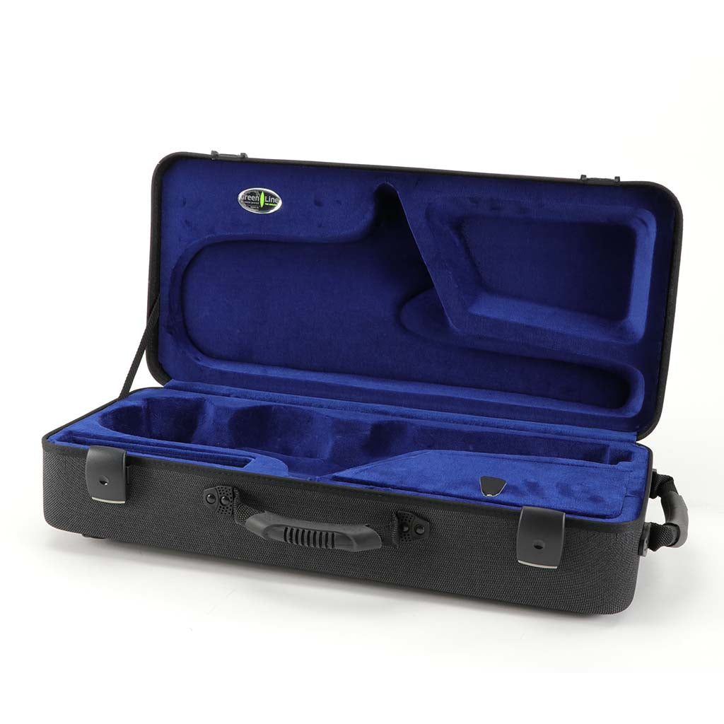 Koffer für Alt Saxophon Modell JW-51392-NB in Grau / NB Schwarz / Blau