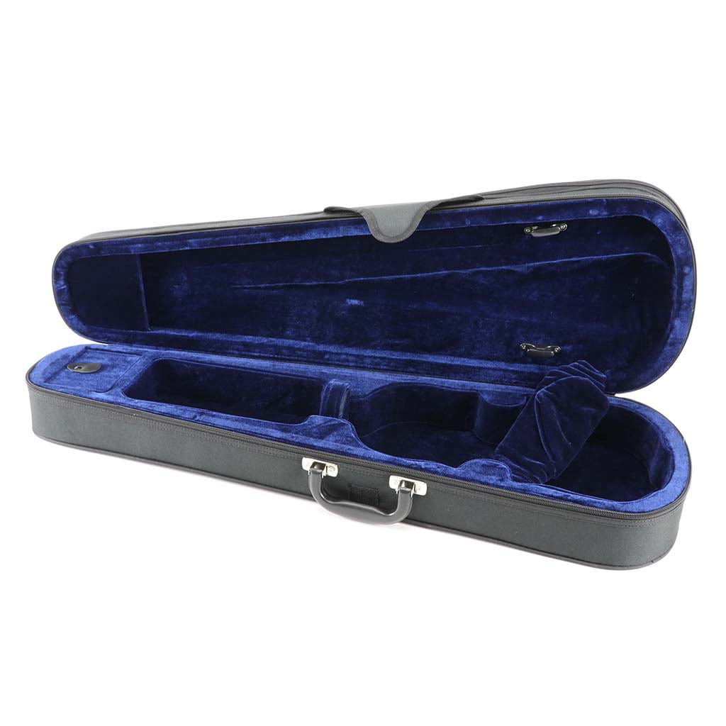 Koffer für Violine Modell JWC-3016-4/4 in Schwarz  / Blau