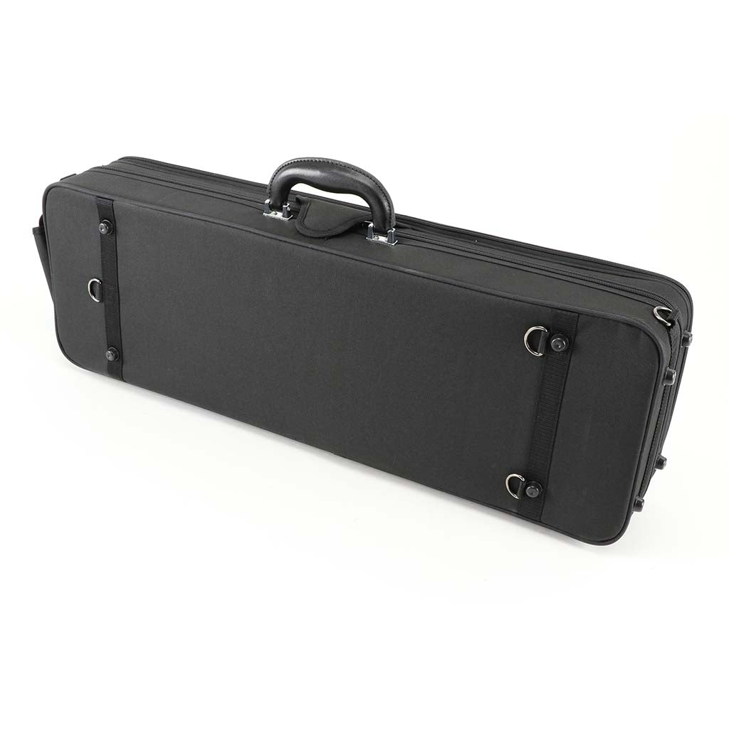Koffer für Violine Modell JWC-360-4/4-R in Schwarz / Rot