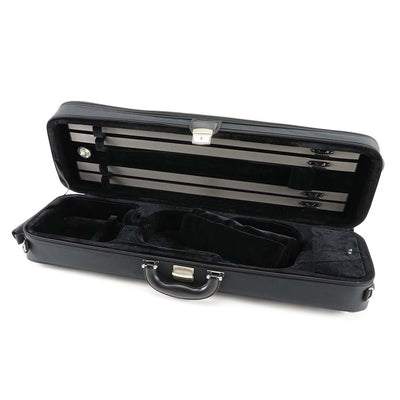 Koffer für Violine Modell JWC-565-4/4-B in Schwarz / Schwarz