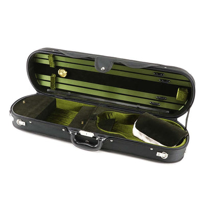 Koffer für Violine Modell JWC-763 in Schwarz / Grün